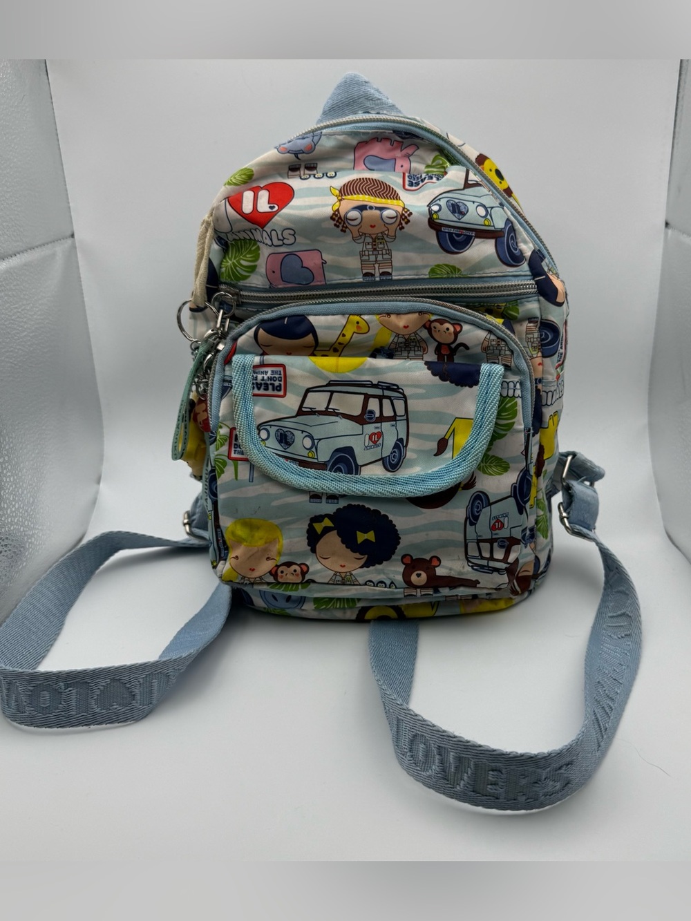Harajuku Lovers Pink Mini Backpack with Contrast Trim